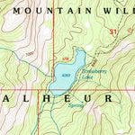 United States Geological Survey Strawberry Mountain, OR (1996, 24000-Scale) digital map