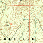 United States Geological Survey Strawberry Mountain, WA (2001, 24000-Scale) digital map