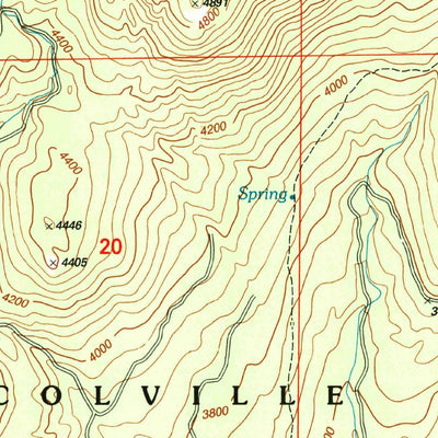 United States Geological Survey Strawberry Mountain, WA (2001, 24000-Scale) digital map