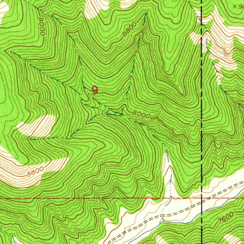 Strawberry Peak, UT (1962, 24000-Scale) Map by United States Geological ...
