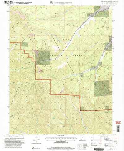 United States Geological Survey Strawberry Point, UT (2002, 24000-Scale) digital map