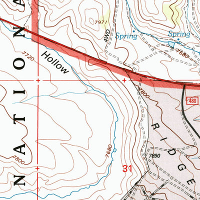 United States Geological Survey Strawberry Reservoir NE, UT (1998, 24000-Scale) digital map