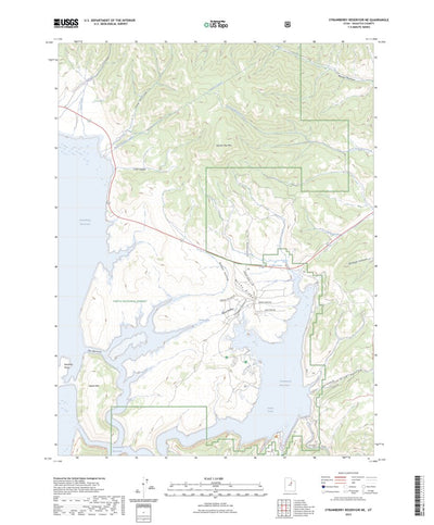 United States Geological Survey Strawberry Reservoir NE, UT (2023, 24000-Scale) digital map