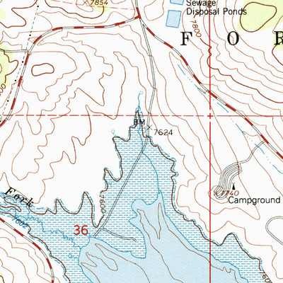 United States Geological Survey Strawberry Reservoir NW, UT (1994, 24000-Scale) digital map