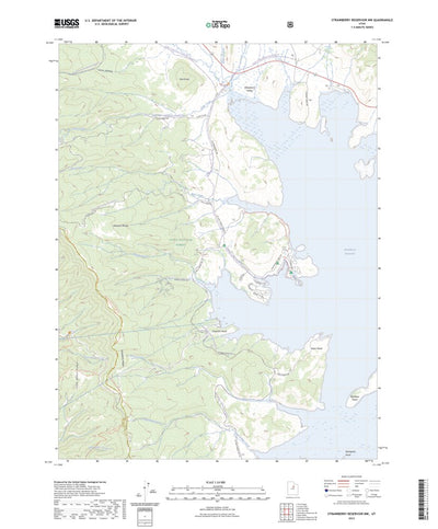 United States Geological Survey Strawberry Reservoir NW, UT (2023, 24000-Scale) digital map