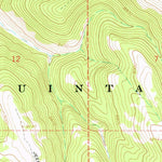 United States Geological Survey Strawberry Reservoir SE, UT (1967, 24000-Scale) digital map