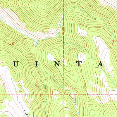 United States Geological Survey Strawberry Reservoir SE, UT (1967, 24000-Scale) digital map