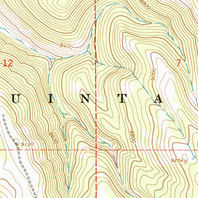 United States Geological Survey Strawberry Reservoir SE, UT (1993, 24000-Scale) digital map