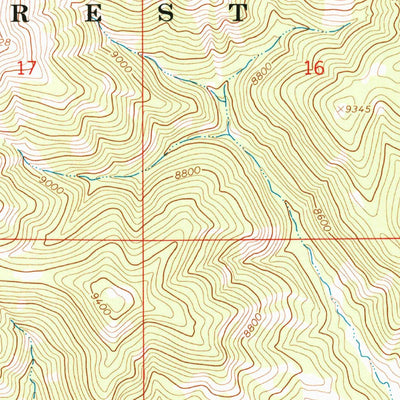 United States Geological Survey Strawberry Reservoir SE, UT (1993, 24000-Scale) digital map