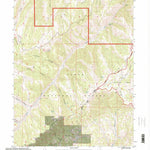 United States Geological Survey Strawberry Reservoir SE, UT (1996, 24000-Scale) digital map