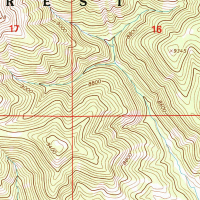 United States Geological Survey Strawberry Reservoir SE, UT (1996, 24000-Scale) digital map