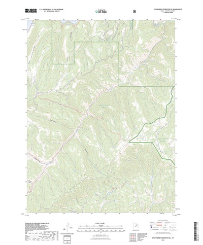 United States Geological Survey Strawberry Reservoir SE, UT (2023, 24000-Scale) digital map