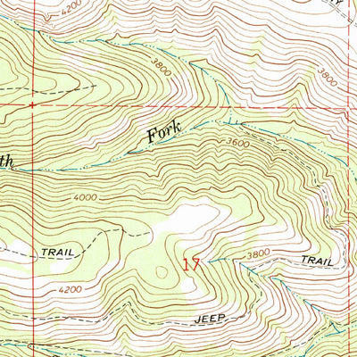 United States Geological Survey Stray Gulch, WA (1966, 24000-Scale) digital map