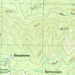 United States Geological Survey Strayhorse, AZ (1991, 24000-Scale) digital map