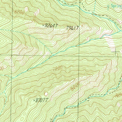 United States Geological Survey Strayhorse, AZ (1991, 24000-Scale) digital map