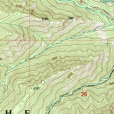 United States Geological Survey Strayhorse, AZ (1997, 24000-Scale) digital map