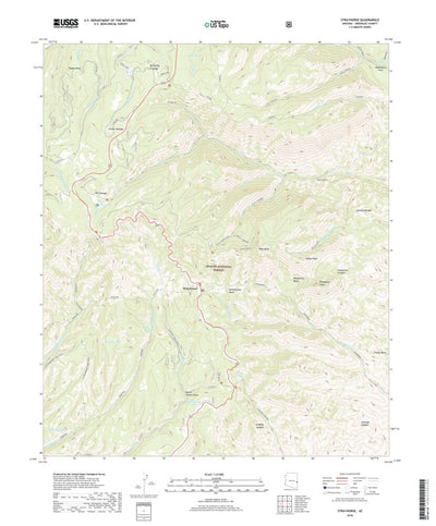 United States Geological Survey Strayhorse, AZ (2018, 24000-Scale) digital map