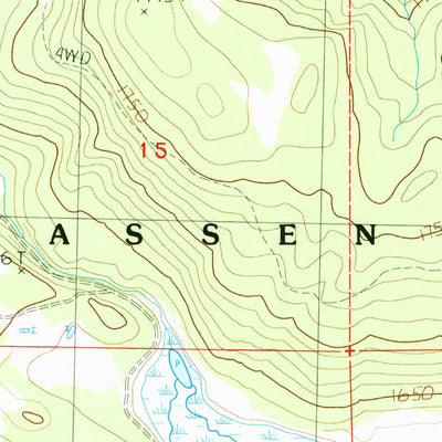 United States Geological Survey Straylor Lake, CA (1983, 24000-Scale) digital map