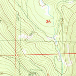 United States Geological Survey Straylor Lake, CA (1983, 24000-Scale) digital map