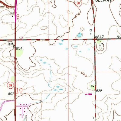 United States Geological Survey Streamwood, IL (1961, 24000-Scale) digital map