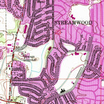 United States Geological Survey Streamwood, IL (1961, 24000-Scale) digital map