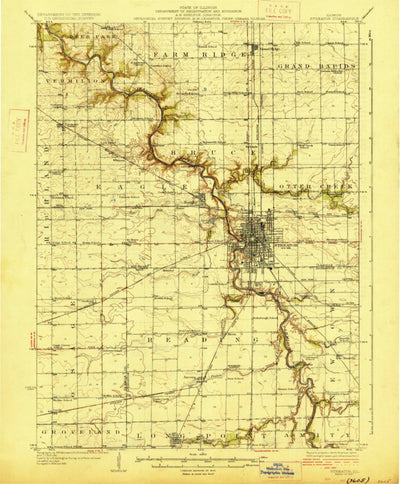 United States Geological Survey Streator, IL (1927, 62500-Scale) digital map