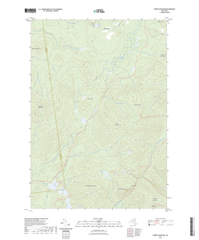 United States Geological Survey Street Mountain, NY (2023, 24000-Scale) digital map