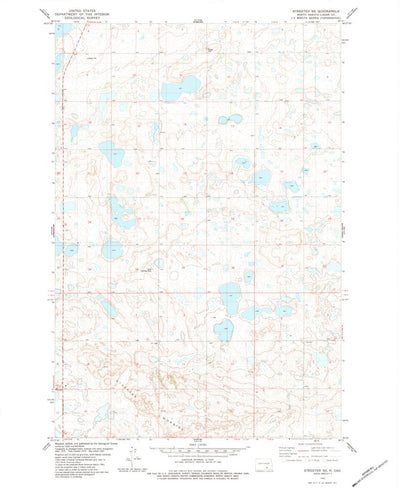United States Geological Survey Streeter SE, ND (1983, 24000-Scale) digital map