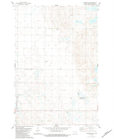 United States Geological Survey Streeter SW, ND (1983, 24000-Scale) digital map