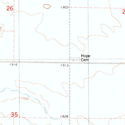 United States Geological Survey Streeter SW, ND (1983, 24000-Scale) digital map