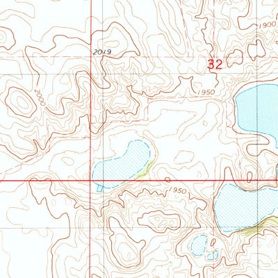 United States Geological Survey Streeter SW, ND (1983, 24000-Scale) digital map