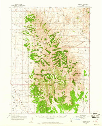 United States Geological Survey Strevell, ID (1959, 62500-Scale) digital map