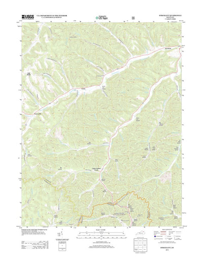 United States Geological Survey Stricklett, KY (2013, 24000-Scale) digital map
