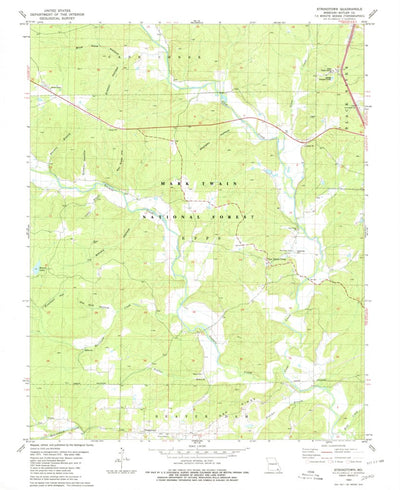 United States Geological Survey Stringtown, MO (1980, 24000-Scale) digital map