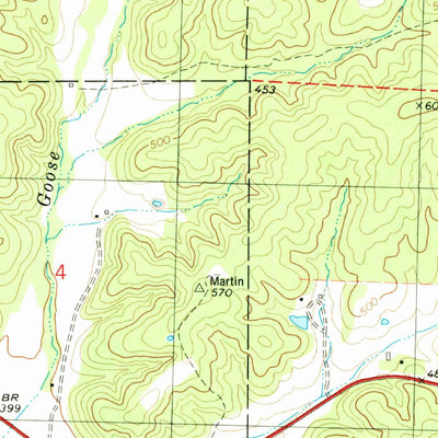 United States Geological Survey Stringtown, MO (1980, 24000-Scale) digital map