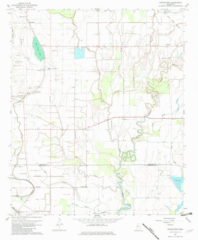 United States Geological Survey Stringtown, MS (1967, 24000-Scale) digital map