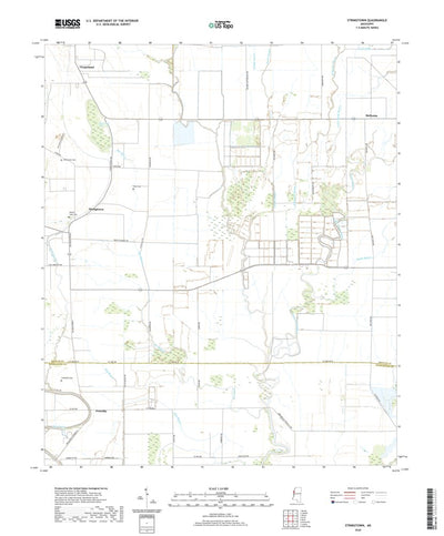 United States Geological Survey Stringtown, MS (2020, 24000-Scale) digital map