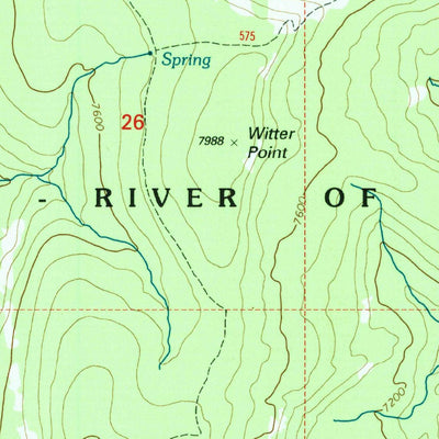 United States Geological Survey Stripe Mountain, ID (1998, 24000-Scale) digital map