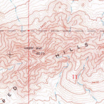 United States Geological Survey Striped Hills, NV (1961, 24000-Scale) digital map