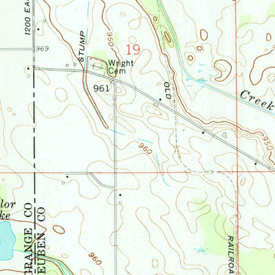 United States Geological Survey Stroh, IN (1959, 24000-Scale) digital map