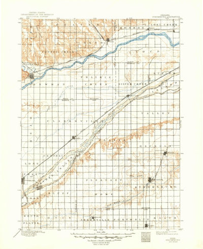 United States Geological Survey Stromsburg, NE (1896, 125000-Scale) digital map
