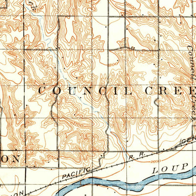 United States Geological Survey Stromsburg, NE (1896, 125000-Scale) digital map