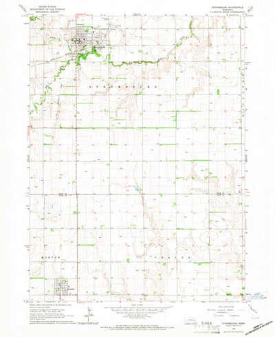 United States Geological Survey Stromsburg, NE (1965, 24000-Scale) digital map