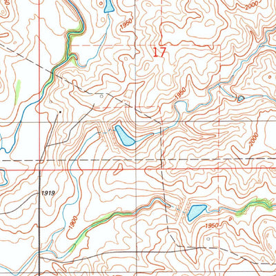 United States Geological Survey Strong City, OK (1989, 24000-Scale) digital map
