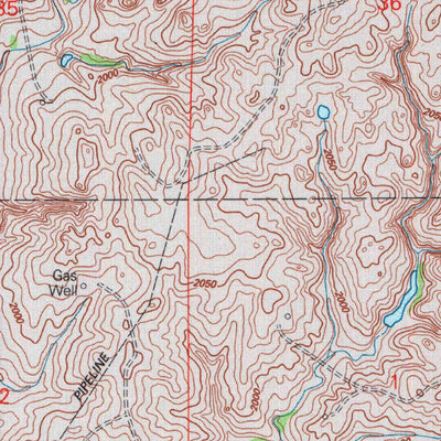 United States Geological Survey Strong City, OK (1998, 24000-Scale) digital map