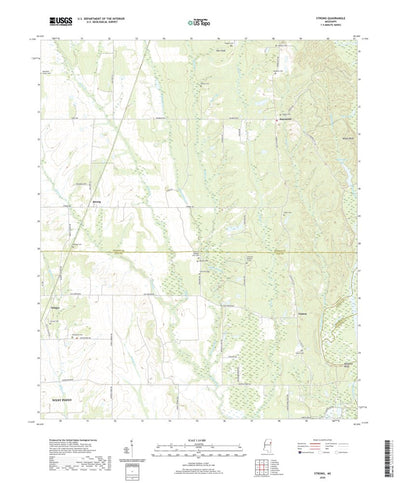 United States Geological Survey Strong, MS (2020, 24000-Scale) digital map
