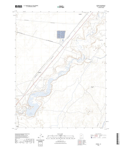 United States Geological Survey Strong, UT (2023, 24000-Scale) digital map