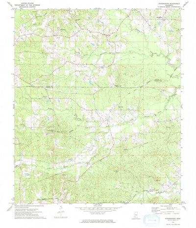 United States Geological Survey Stronghope, MS (1972, 24000-Scale) digital map