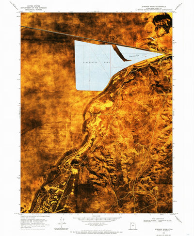 United States Geological Survey Strongs Knob, UT (1969, 24000-Scale) digital map