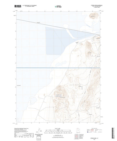 United States Geological Survey Strongs Knob, UT (2023, 24000-Scale) digital map